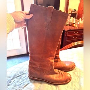 Frye Tan Leather Boots